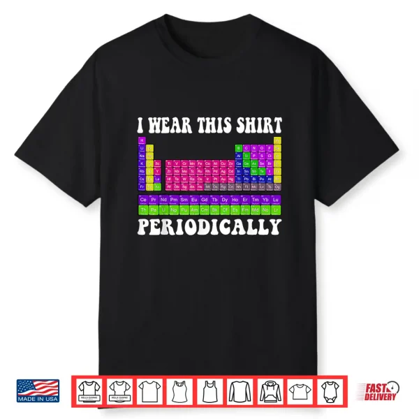Funny Chemistry Periodic Table Groovy Science Meme Shirt