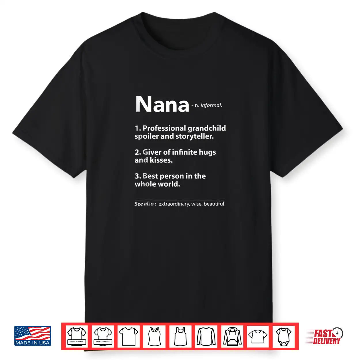 Funny Grandma Definition Grandmother Nana Special Women Shirt Funny Grandma Definition Grandmother Nana Special Women Shirt