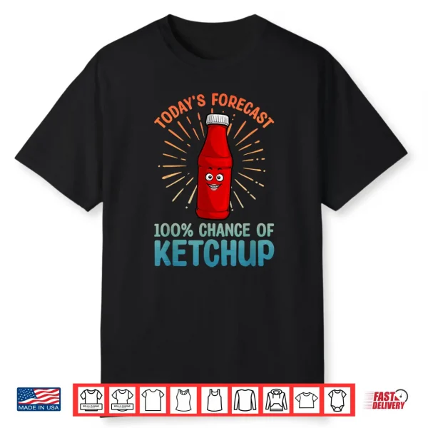 Funny Ketchup Art For Men Women Youth Tomato Ketchup Lover Shirt
