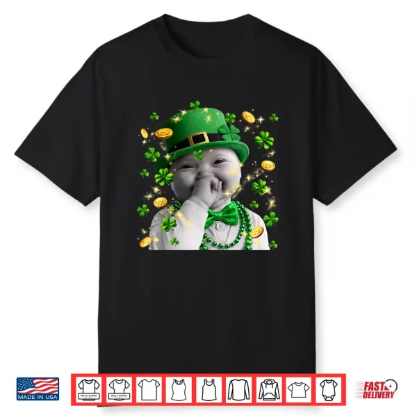 Funny Niche Ai Baby Meme St Patricks Day Party Shirt