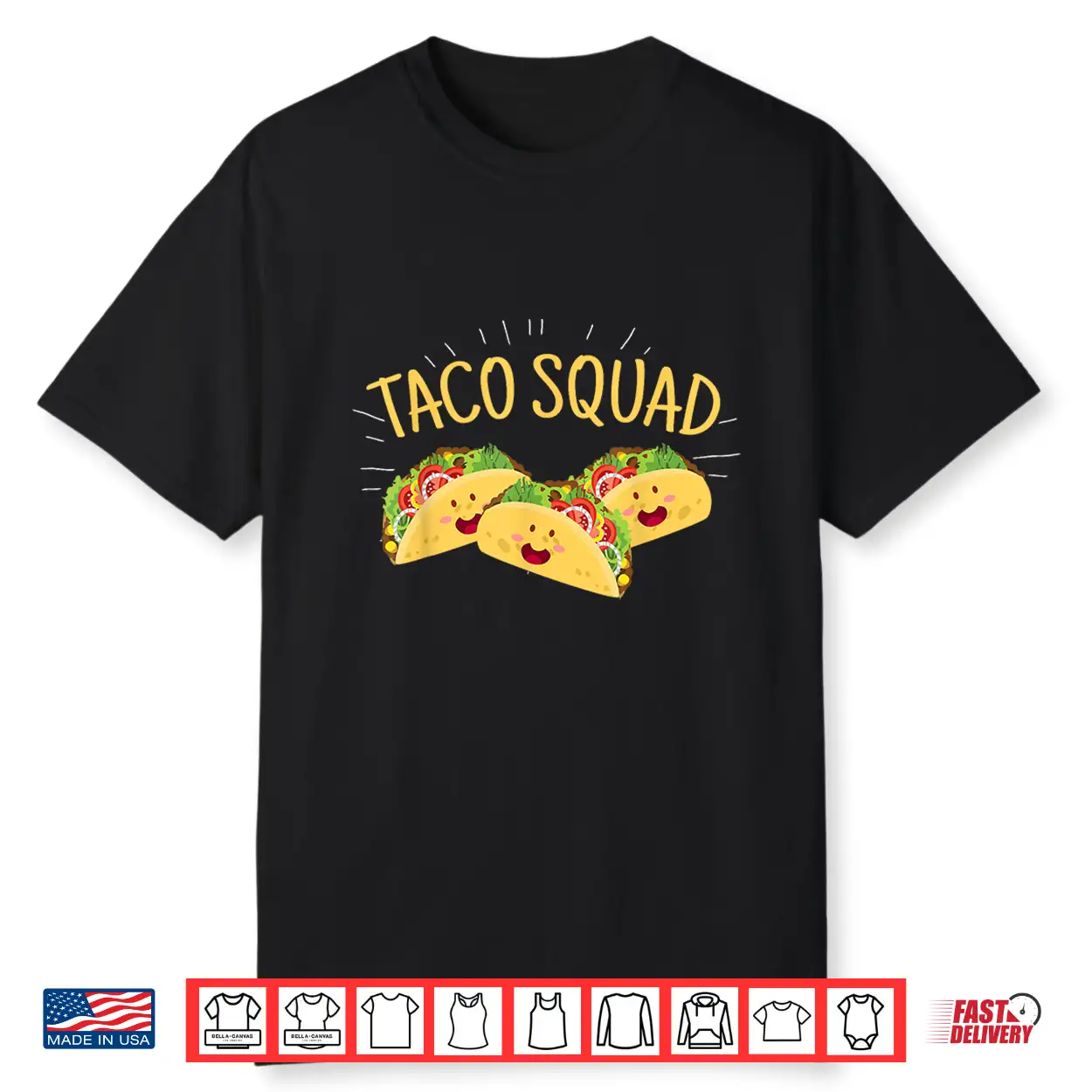 Funny Taco Squad Shirt Cute Mexican Food Lover Tee Gift Shirt Funny Taco Squad Shirt Cute Mexican Food Lover Tee Gift Shirt