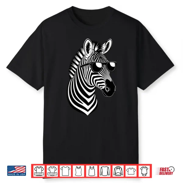 Funny Zebra Art For Men Women Kids Zebra Animal Print Zebra Shirt