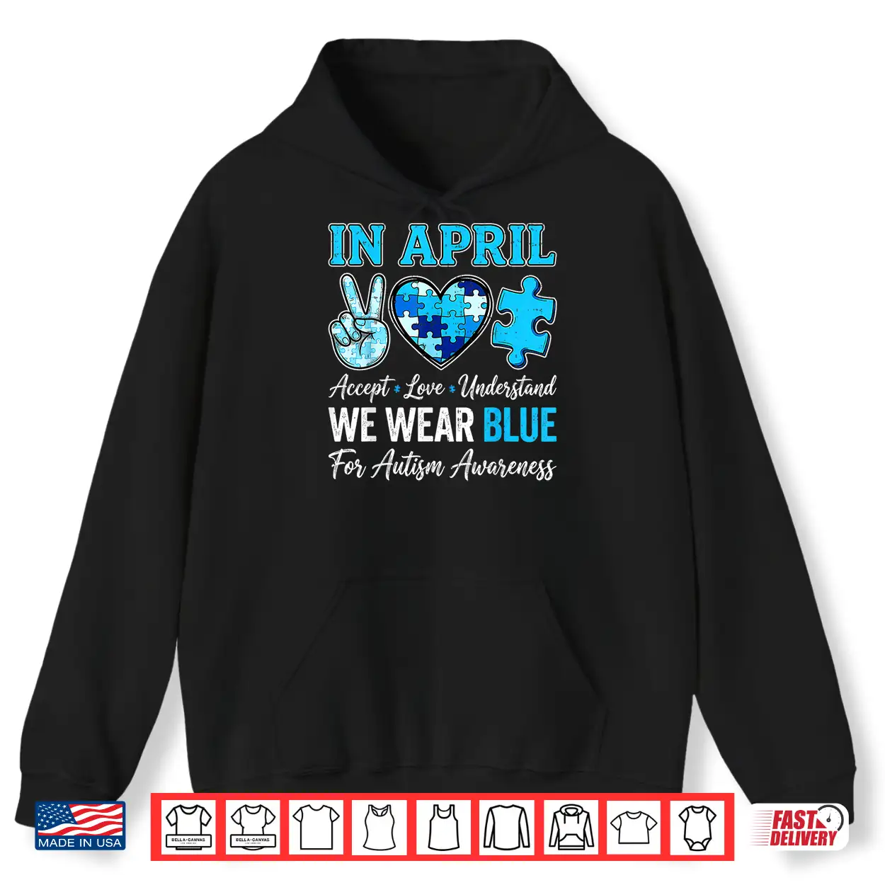 Accept Love Understand Autism Awareness Professional Graphic Apparel Shirt Accept Love Understand Autism Awareness Professional Graphic Apparel Shirt