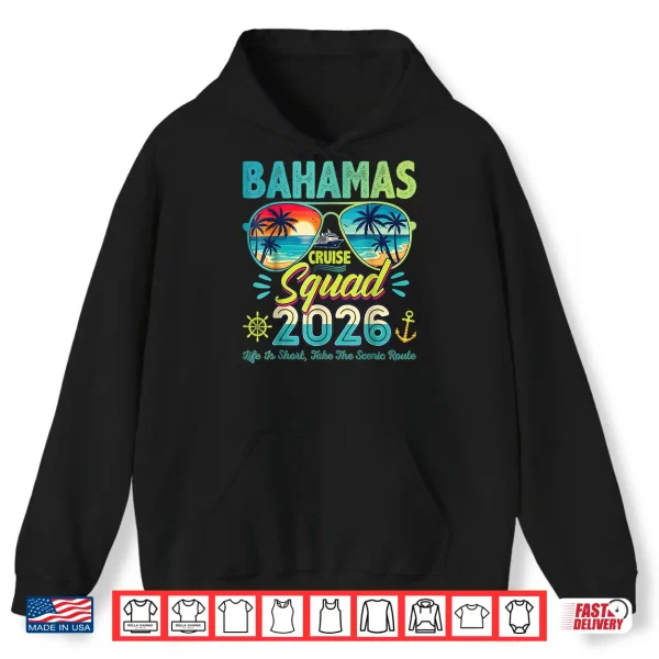Hoodie Bahamas Cruise Squad 2026 Family Matching Vacation Shirt