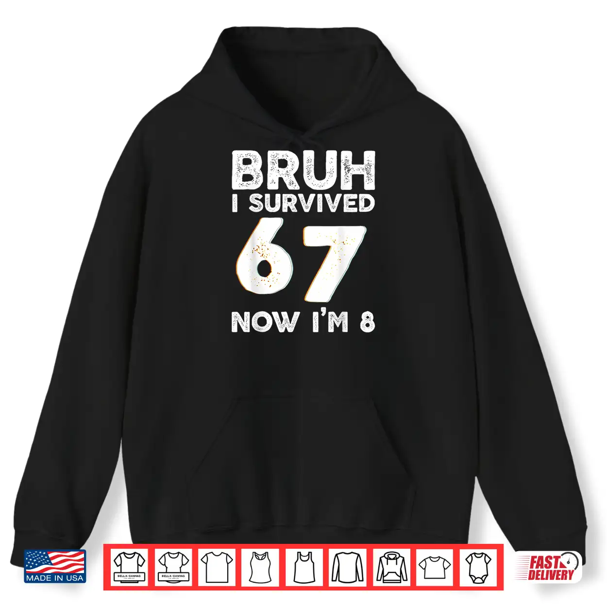 Bruh 6 7 Birthday Boy Six Seven 8Th Birthday Shirt Bruh 6 7 Birthday Boy Six Seven 8Th Birthday Shirt