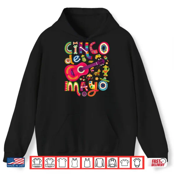 Cinco De Mayo Tee Mexican Taco Guitar Fiesta Cinco De Mayo Shirt 1 Hoodie Cinco de Mayo Tee Mexican Taco Guitar Fiesta Cinco de Mayo Shirt