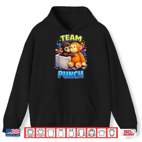Hoodie Cute Baby Monkey Named Punch Shirt Punch Monkey Supporter Shirt