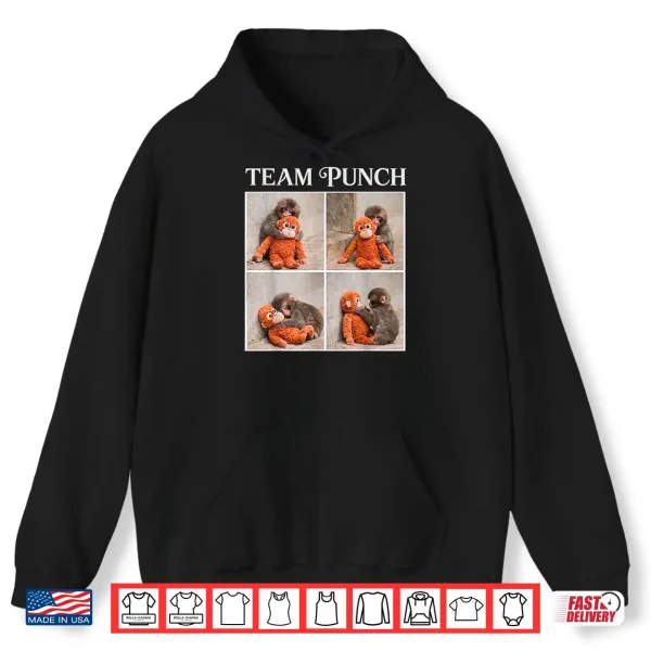 Hoodie Cute Baby Monkey Team Punch Shirt