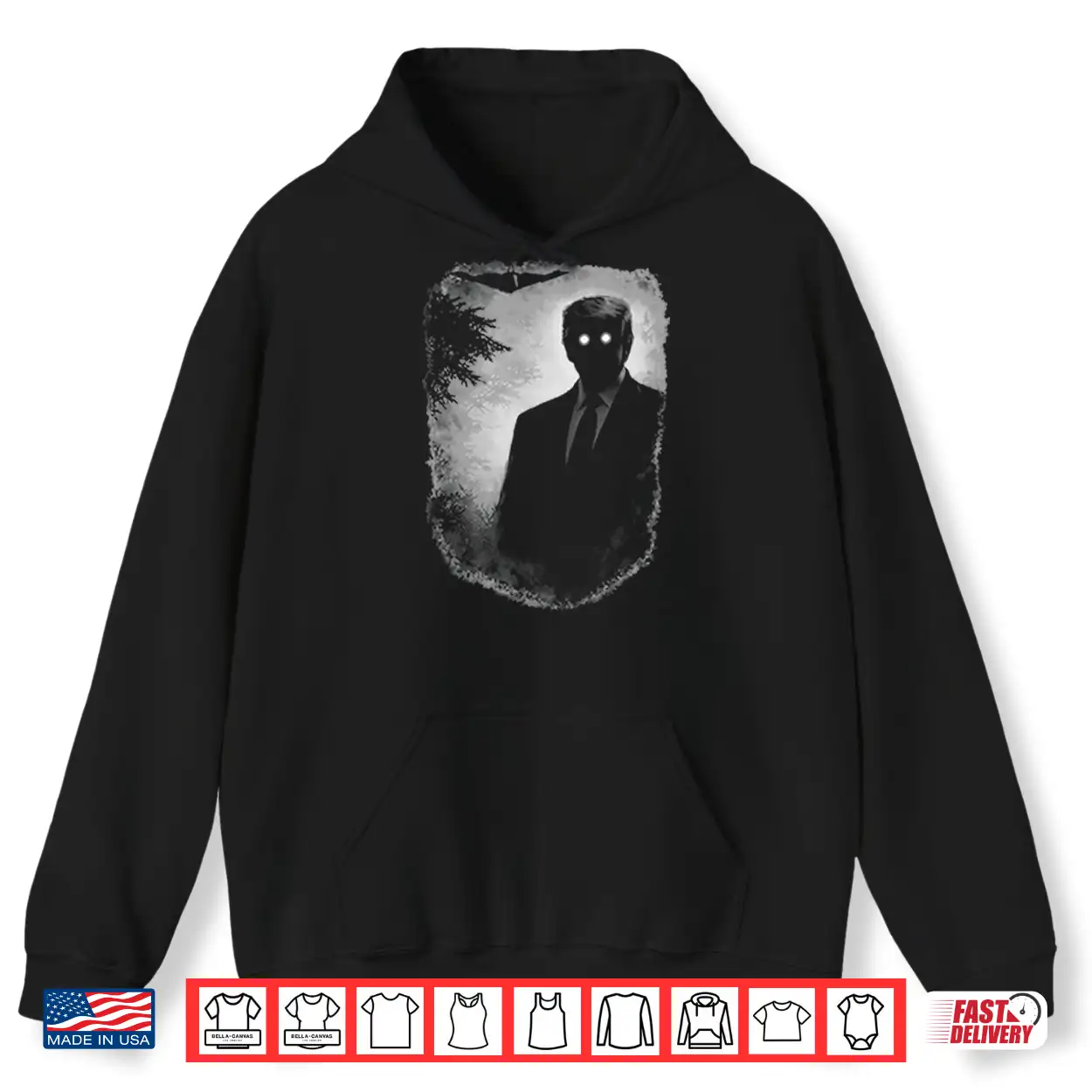 Dark Shadow Figure Mysterious Silhouette Trump Shirt Dark Shadow Figure Mysterious Silhouette Trump Shirt