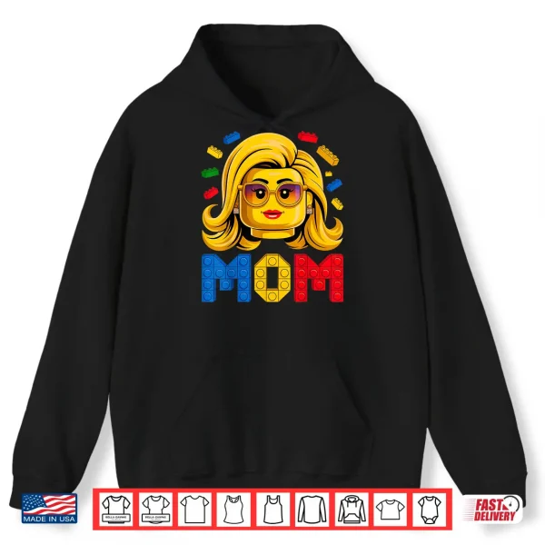 Hoodie Family Mom Master Builder Building Bricks Blocks Mothers Day Shirt