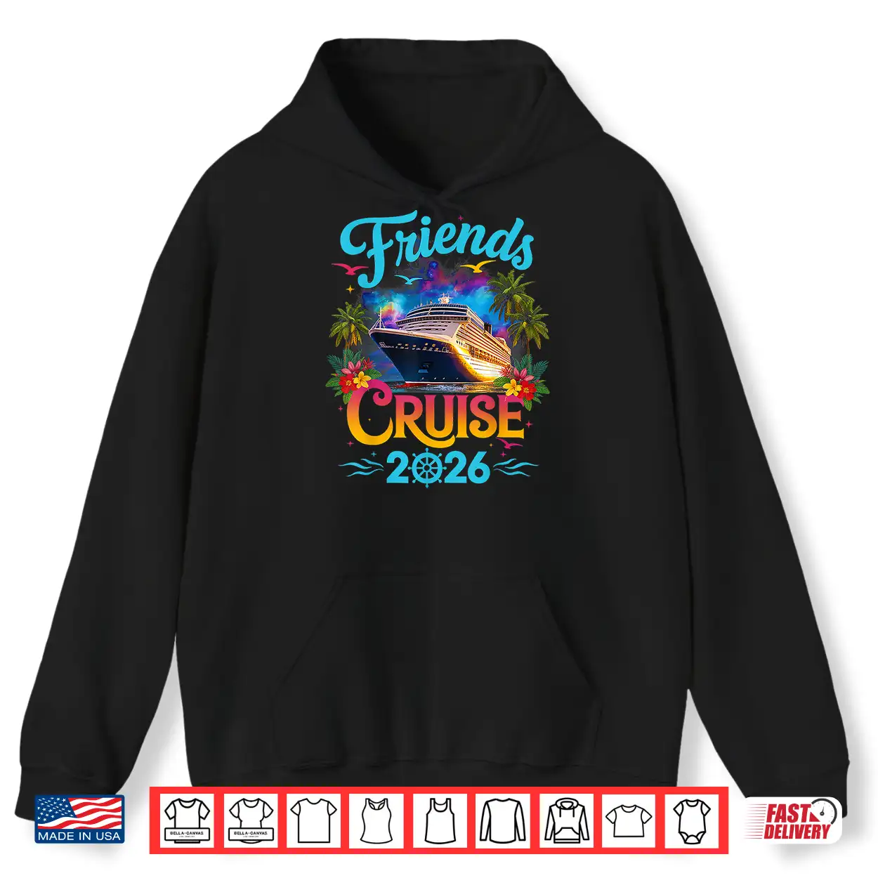 Friends Cruise 2026 Cruise Squad 2026 Funny Friend Group Shirt Friends Cruise 2026 Cruise Squad 2026 Funny Friend Group Shirt