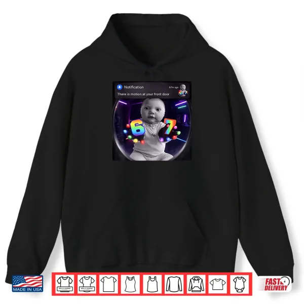 Funny Ai Baby Gloves Led 67 Motion At Your Front Door Meme Shirt 1 Hoodie Funny Ai Baby Gloves Led 67 Motion at Your Front Door Meme Shirt