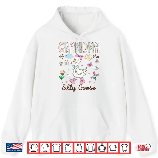 Grandma Of The Silly Goose 1St Birthday Girl Matching Shirt 1 Hoodie Grandma of The Silly Goose 1st Birthday Girl Matching Shirt