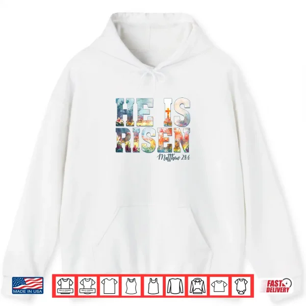 He Is Risen Boho Easter Christian Jesus Shirt 1 Hoodie He is Risen Boho Easter Christian Jesus Shirt