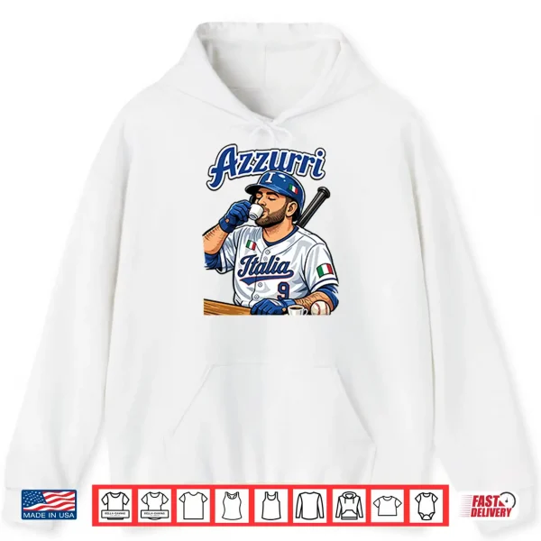 Hoodie Italia WBC Baseball Azzurri Vinnie Pasquantino Shirt