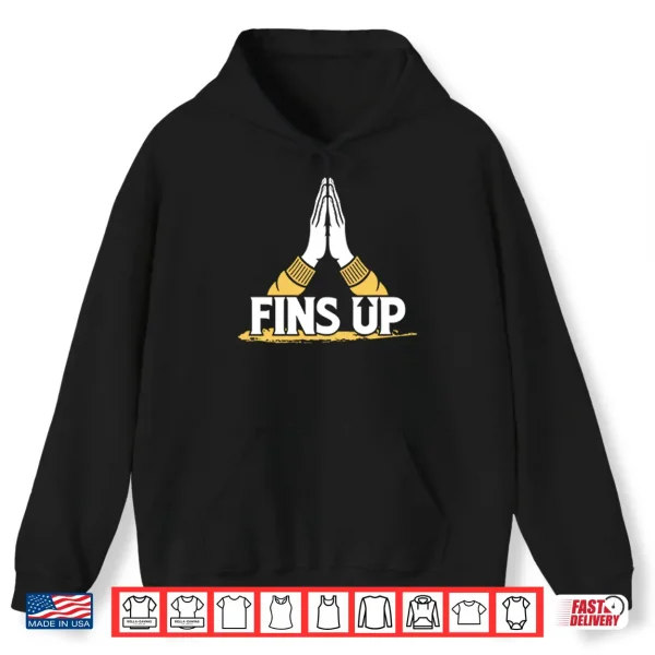 Hoodie Long Island University Sharks Fins Up Shirt