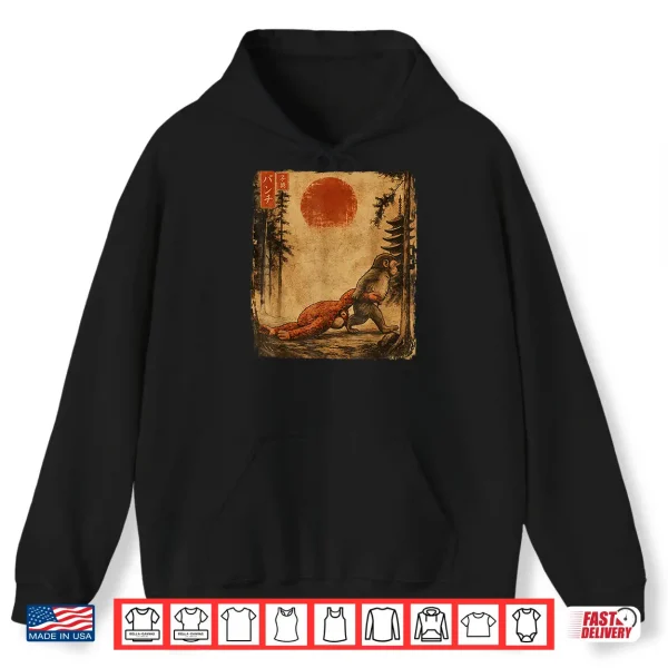 Macaque Ukiyo E Art Shirt 1 Hoodie Macaque Ukiyo e Art Shirt