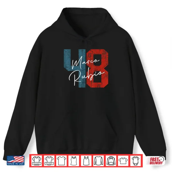 Marco Rubio 2028 President 48 Us Republican Election Retro Shirt 1 Hoodie Marco Rubio 2028 President 48 US Republican Election Retro Shirt