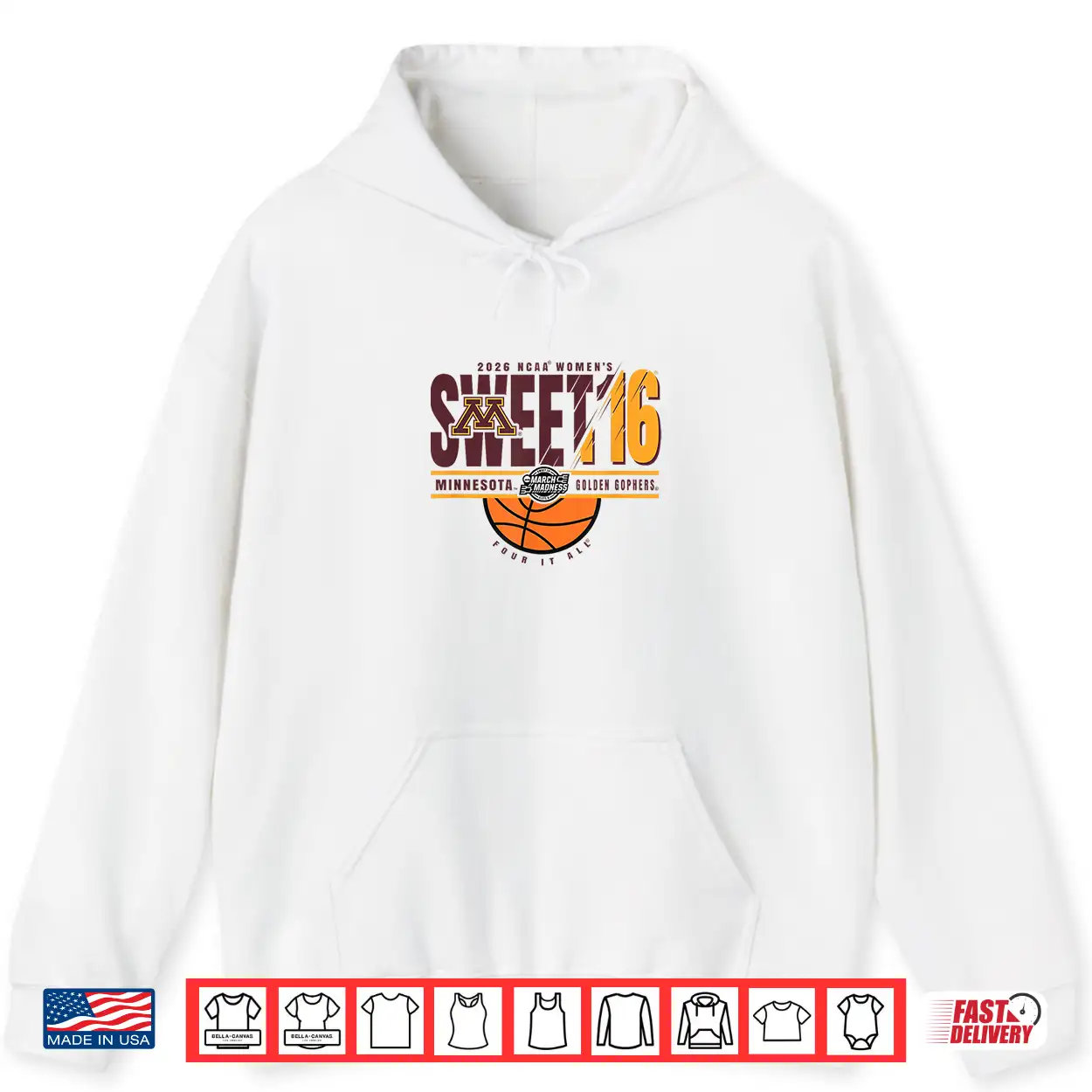 Minnesota Golden Gophers Sweet 16 2026 Women’S Basketball Shirt Minnesota Golden Gophers Sweet 16 2026 Women’S Basketball Shirt
