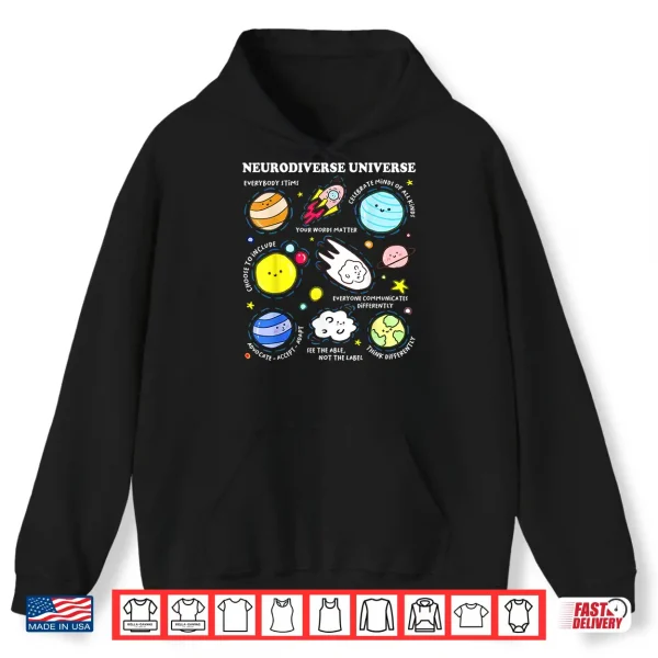 Neurodiverse Universe Kids Autism Awareness Neurodiversity Shirt 1 Hoodie Neurodiverse Universe Kids Autism Awareness Neurodiversity Shirt