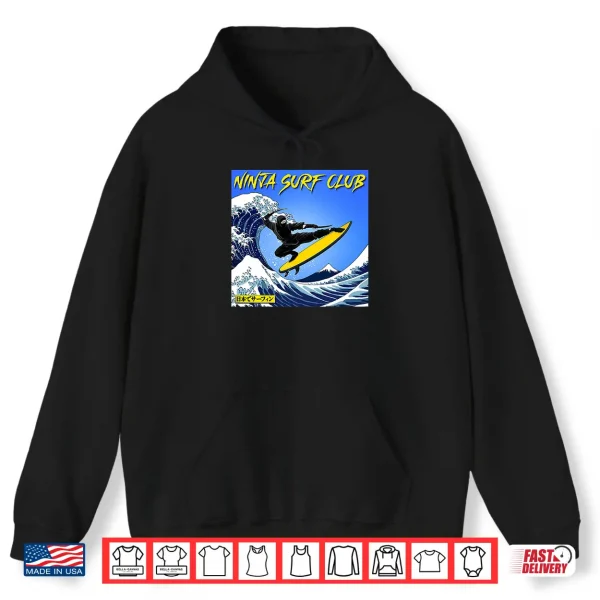 Ninja Surf Club Surfer Premium Tri Blend Shirt 1 Hoodie Ninja Surf Club Surfer Premium Tri Blend Shirt