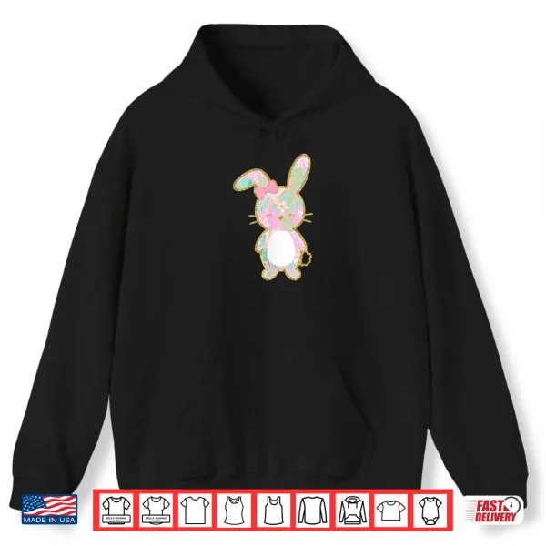 Hoodie Preppy Bunny Pastel Palm Beach Easter Aesthetic Shirt