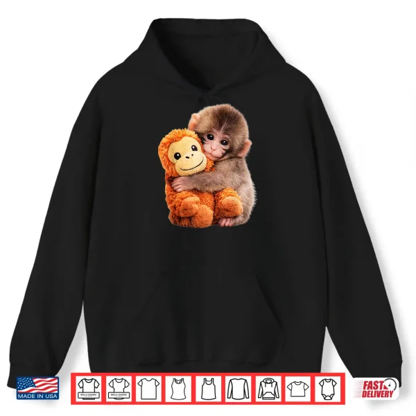 Hoodie Punch Baby Monkey Shirt