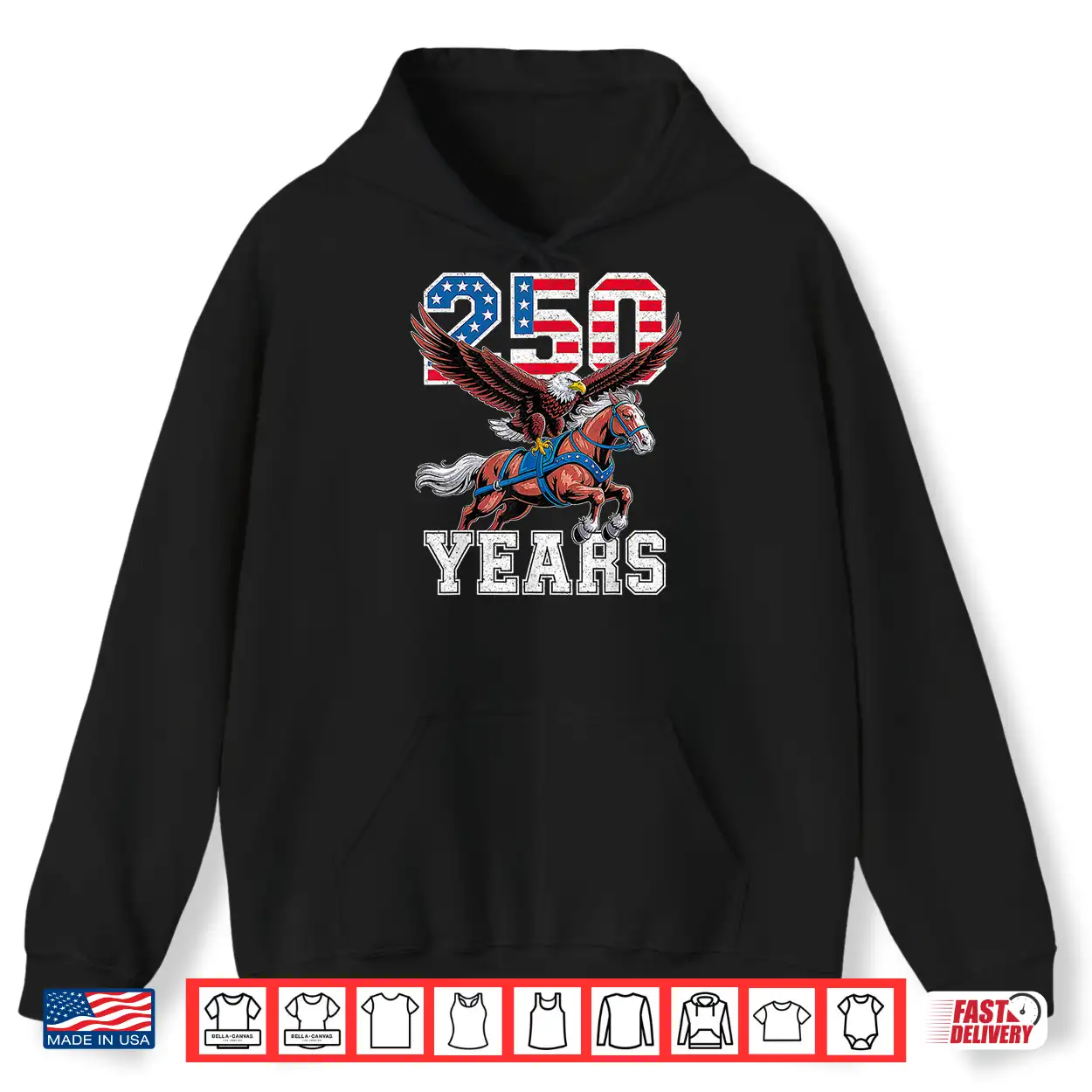 Retro Usa 250Th Anniversary Bald Eagle And Clydesdale Horse Shirt Retro Usa 250Th Anniversary Bald Eagle And Clydesdale Horse Shirt