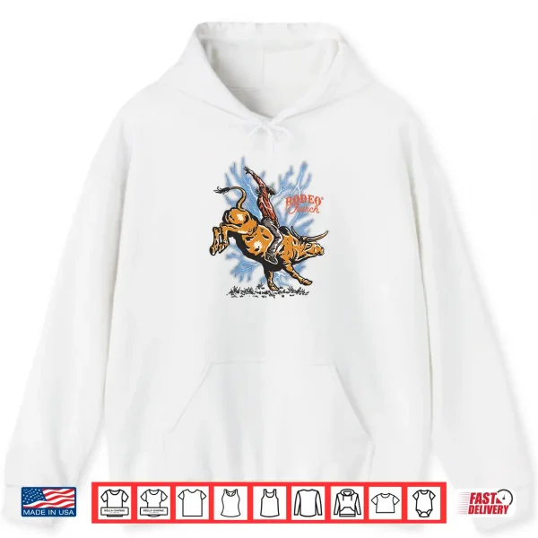 Hoodie Rodeo Bull with Lightning Shirt