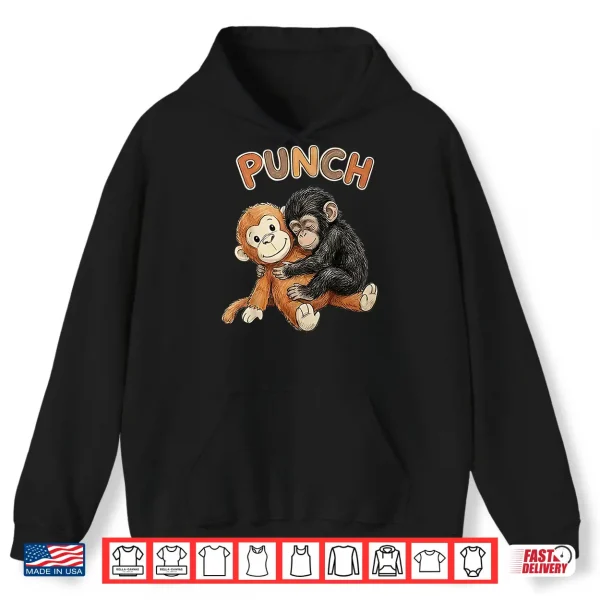 Hoodie Team Punch Baby Monkey Punch Shirt