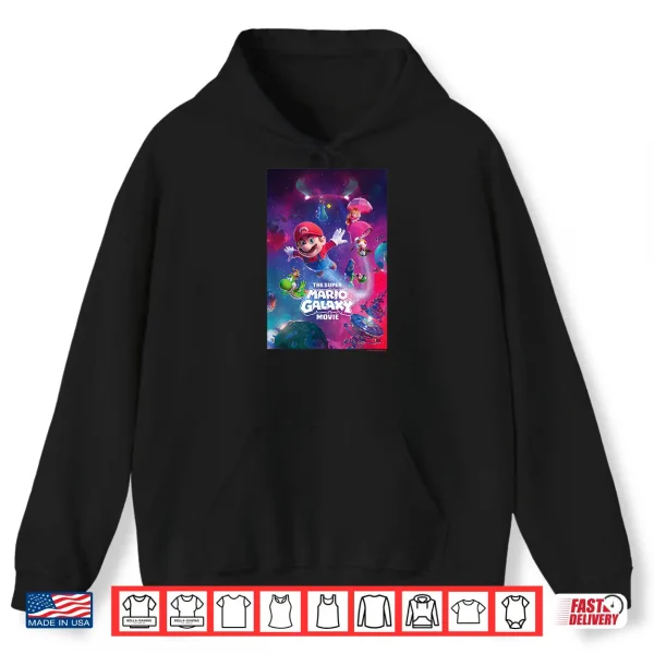 Hoodie The Super Mario Galaxy Movie Epic Cosmic Adventure Shirt