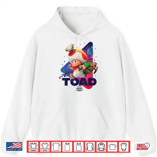 Hoodie The Super Mario Galaxy Movie Toad Galaxy Run Shirt