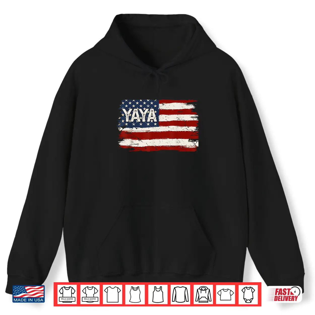 Yaya American Flag Patriotic Mother’S Day Women Shirt Yaya American Flag Patriotic Mother’S Day Women Shirt