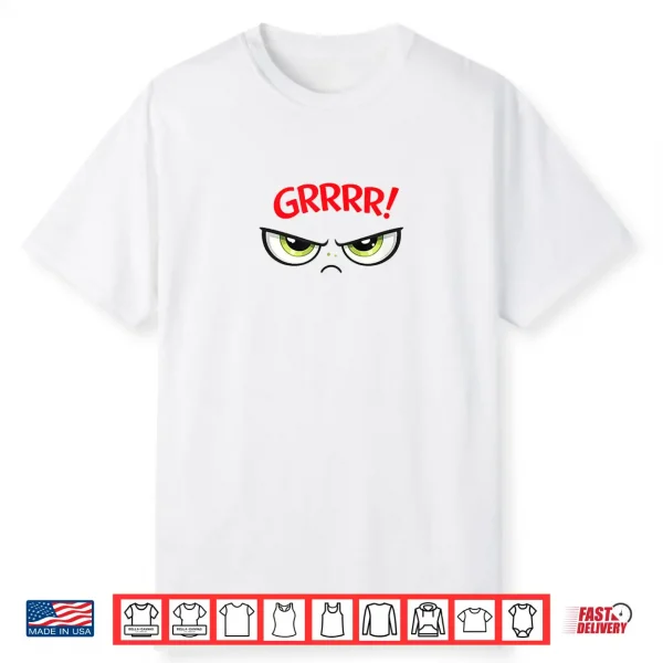 Humor The Green Sour Funny Grape Grrrrrrr Shirt Shirt