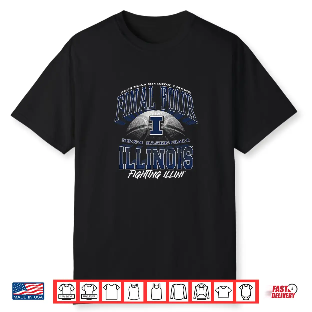 Illinois Mens Basketball Final Four March Madness Classic Shirt Illinois Mens Basketball Final Four March Madness Classic Shirt