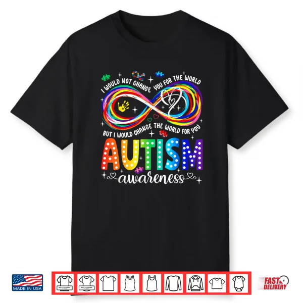 Infinity Symbol Accept Understand Love Autism Awareness Shirt