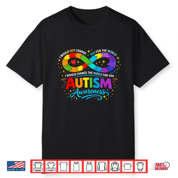 Infinity Symbol Puzzle Autism Awareness Neurodiversity Shirt