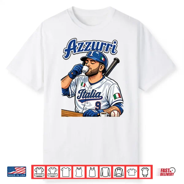 Italia Wbc Baseball Azzurri Vinnie Pasquantino Shirt
