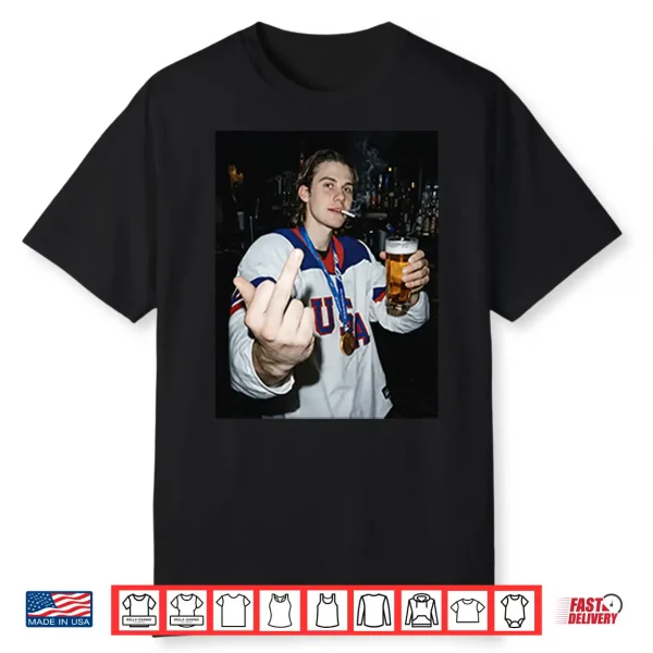 Jack Hughes Middle Finger Shirt