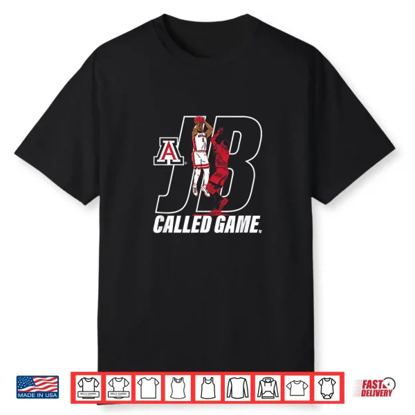 Jaden Bradley Jb Called Game Arizona Wildcats Basketball Shirt
