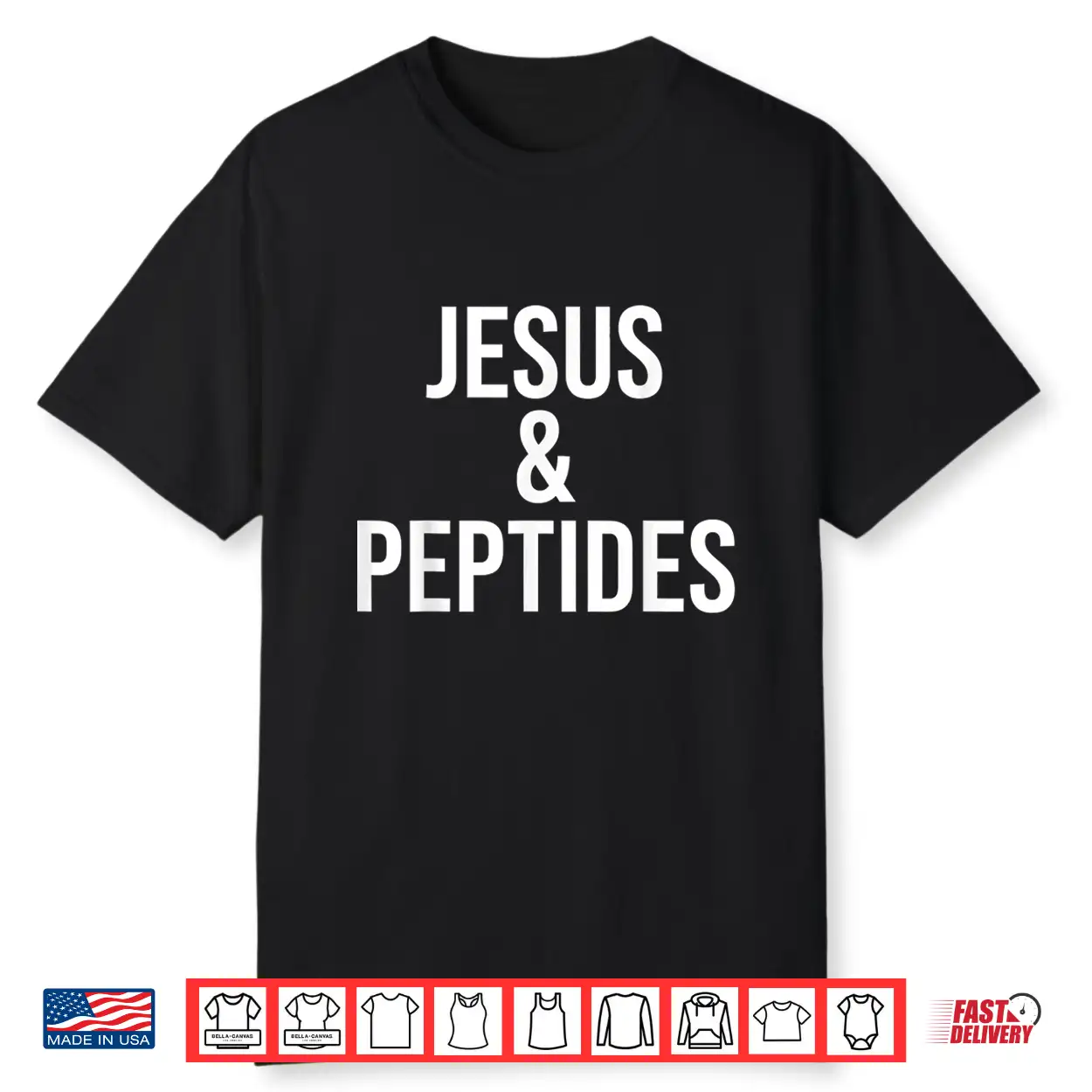 Jesus And Peptides Funny Christian Bible Gym Workout Shirt Jesus And Peptides Funny Christian Bible Gym Workout Shirt
