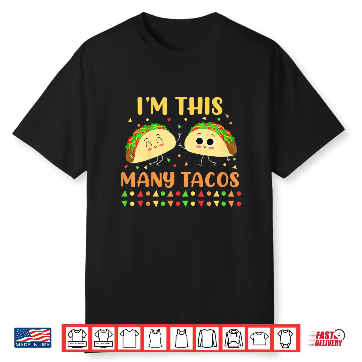 Kids I’M This Many Tacos Second Birthday Party Cinco De Mayo Shirt Kids I’M This Many Tacos Second Birthday Party Cinco De Mayo Shirt