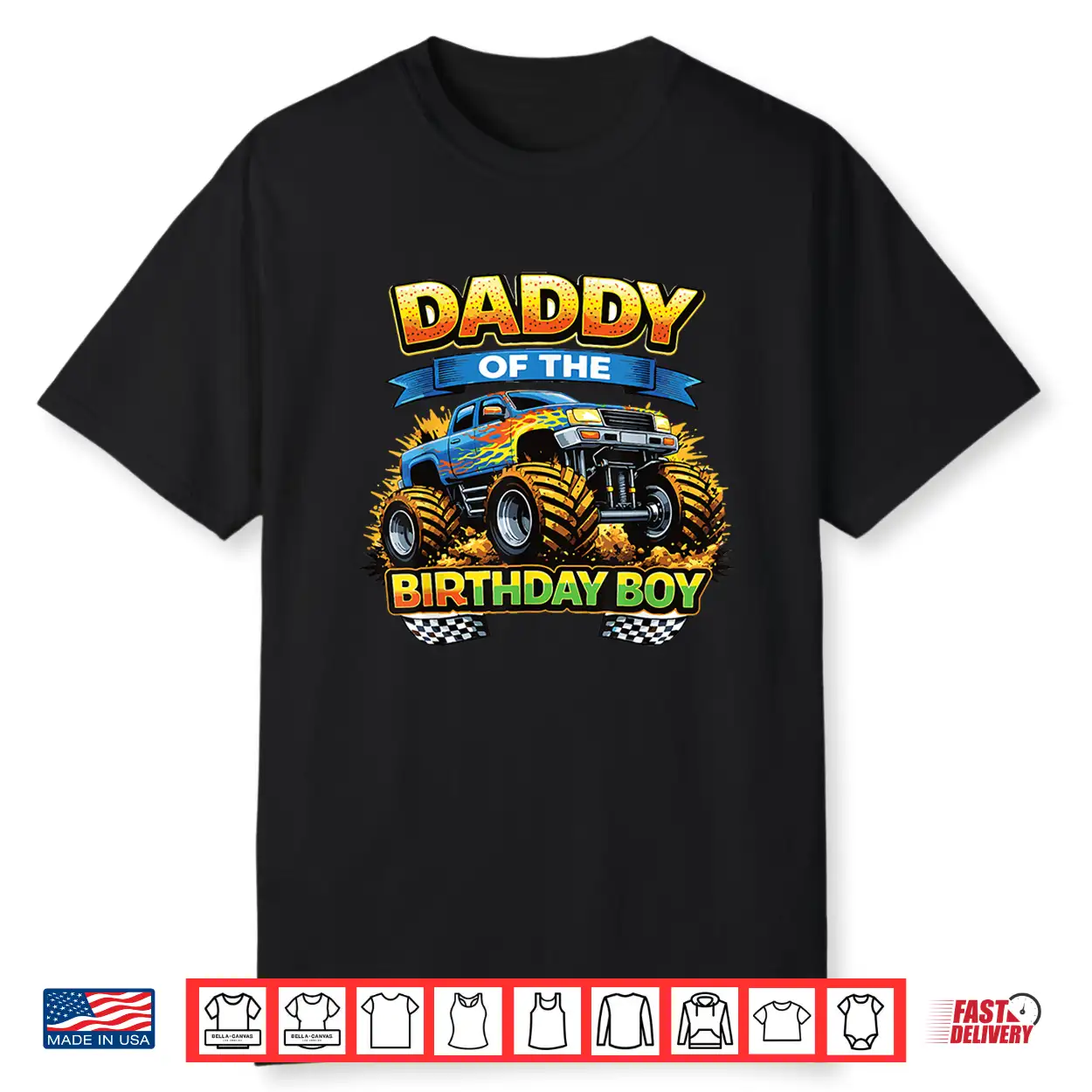 Kids Racing Cute Truck Professional Graphic Identity Shirt Kids Racing Cute Truck Professional Graphic Identity Shirt