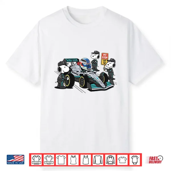 Kimi Antonelli Snoopy Pit Crew F1 Shirt