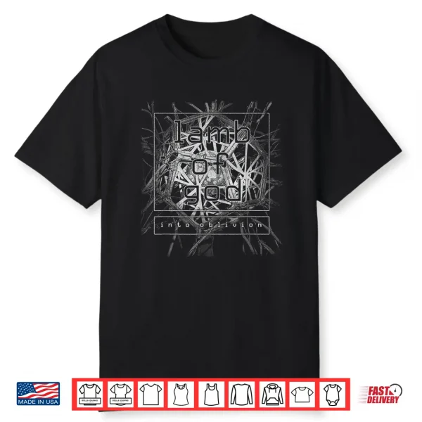 Lamb Of God Stacked Logo Oblivion Shirt