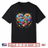 Love Support Heart Puzzle Autism Awareness Professional Shirt