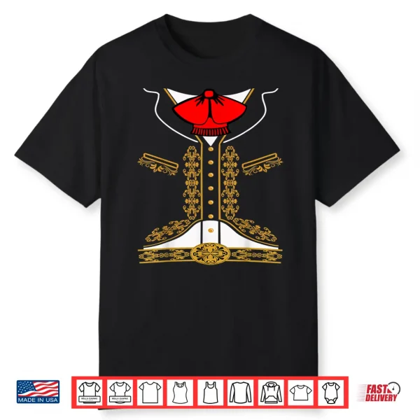 Mariachi Charro Mexican Costume For Cinco De Mayo Halloween Shirt