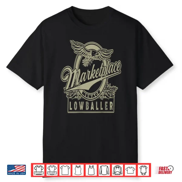Marketplace Lowballer Funny Seller Vintage Eagle Shirt