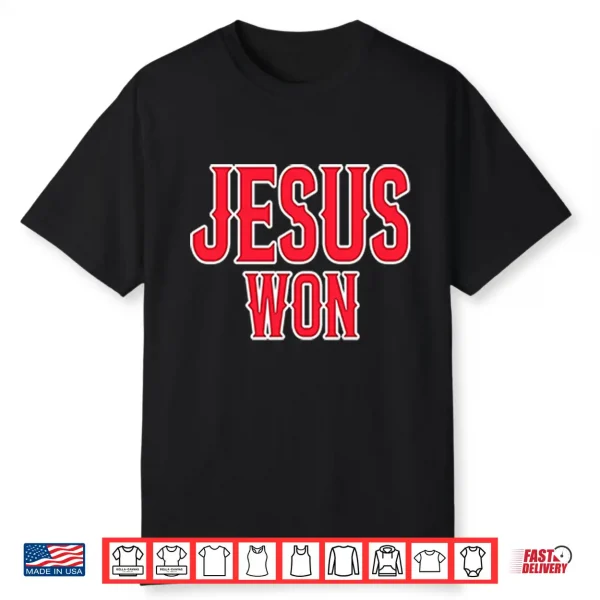 Mike Trout Jesus Won Shirt