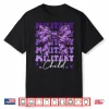 Military Child Coquette Bow Purple Camoflage Camo Boys Girls Shirt